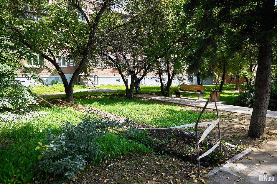 Благоустройство променада Лермонтова около Почты России