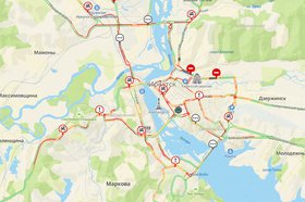 Пробки 3 сентября. Скриншот с сайта www.2gis.ru*