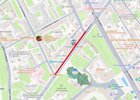 Место перекрытия. Скриншот с сайта Яндекс.Карты