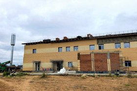 Строительство больницы. Фото предоставлено Еленой Крыжановской