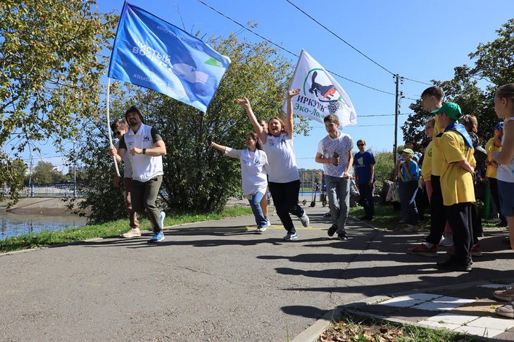 Забег в «День Байкала». Фото пресс-службы правительства Иркутской области