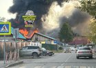 Пожар в Усолье-Сибирском. Фото «Инцидент Иркутск»