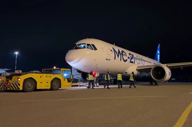 МС-21. Скриншот видео ПАО ОАК