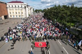 Крестный ход. Фото пресс-службы администрации Иркутска
