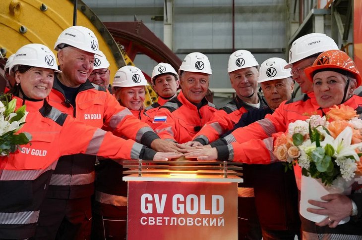 Запуск ГОК «Светловский». Фото пресс-службы правительства Иркутской области