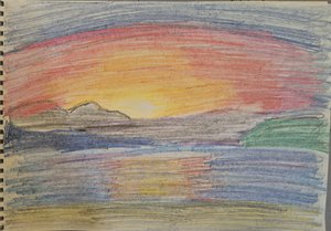 Лето на Байкале. Хандархаева Дарина.