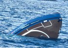 Затонувшее судно. Фото  Восточно-Сибирского отдела Госморречнадзора