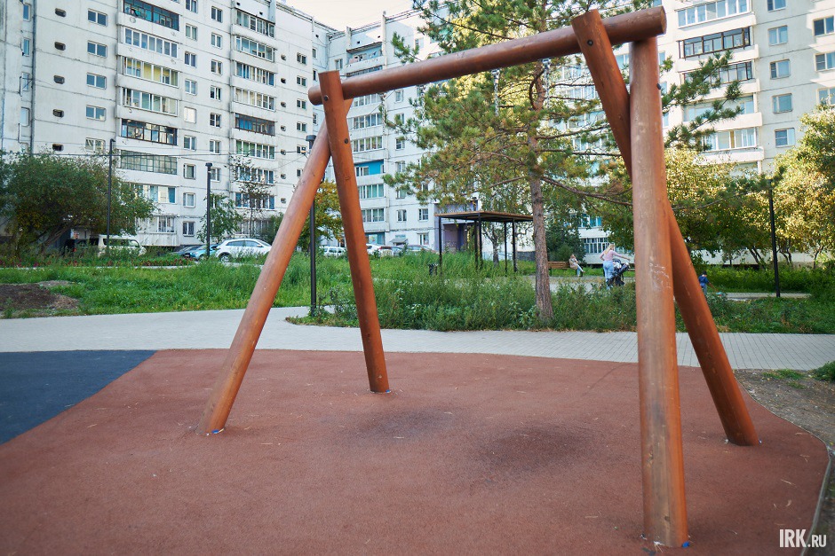 Качели без сидений