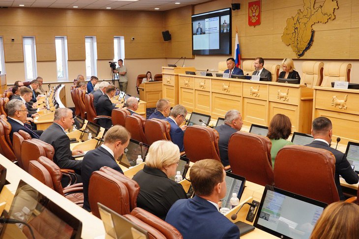 Сессия Заксобрания. Фото IRK.ru