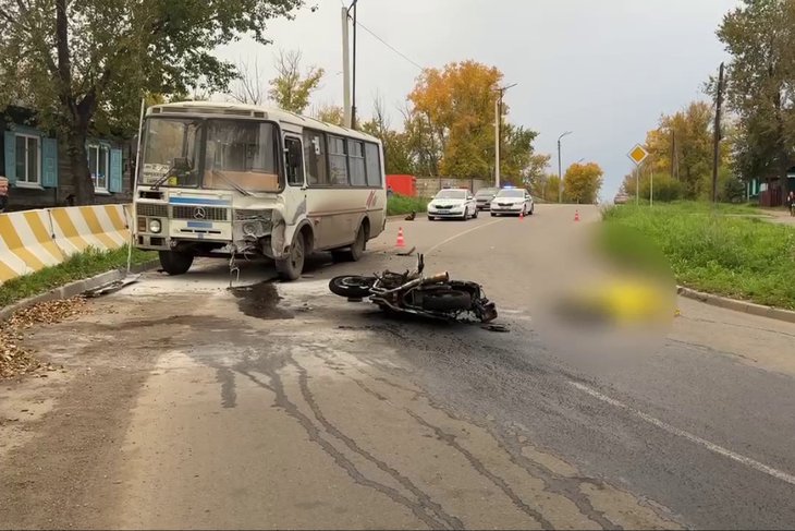 ДТП. Скриншот видео Госавтоинспекции региона