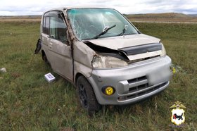 Угнанный автомобиль. Фото пресс-службы ГУ МВД России по Иркутской области