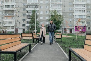 Площадка между домами № 197 и 193