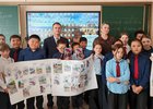 Ученики. Фото из телеграм-канаал Восточно-Сибирской железной дороги