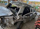 Автомобиль после ДТП. Фото пресс-службы Госавтоинспекции Иркутска