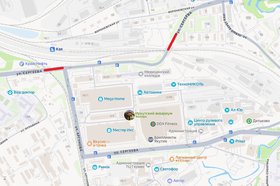 Два путепровода на улице Сергеева. Скриншот с сайта Яндекс.Карты