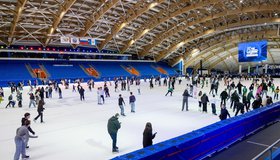 «Байкальская массовка». Сеанс катания на коньках