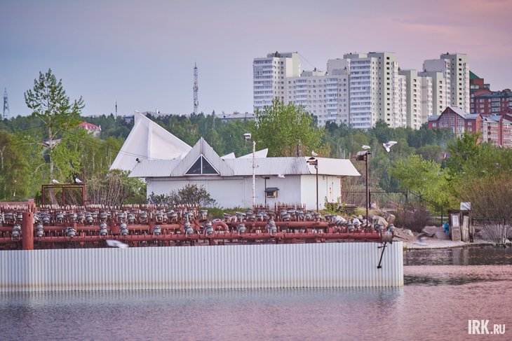 Фонтан на острове Юность. Фото из архива IRK.ru