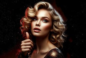 Сила голоса. Женщина говорит
