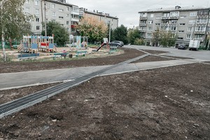 Площадка между домами № 264 на Ярославского и 233 на Баумана