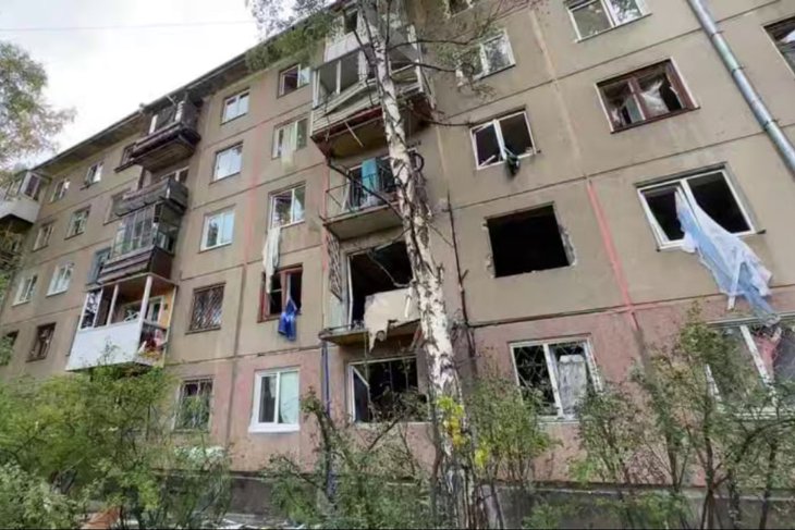 Пострадавший дом. Скриншот видео администрации АГО