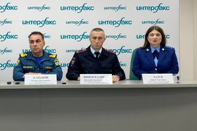 Участники пресс-конференции. Фото Никиты Грабовецкого, IRK.ru