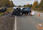 Авария в Братске. Скриншот видео Госавтоинспекции Иркутской области
