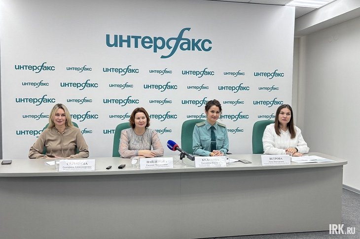 Пресс-конференция. Фото IRK.ru