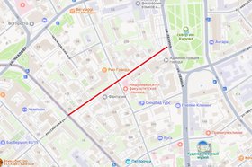 Место ограничения. Скриншот с сайта Яндекс.Карты