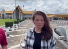 Освобожденная иркутянка. Скриншот видео из телеграм-канала посольства России в Таиланде