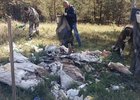 Мусор в лесу. Фото пресс-службы правительства Иркутской области