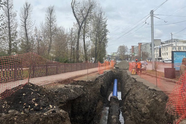 Водопровод. Фото пресс-службы администрации Иркутска