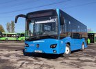 Новый автобус. Скриншот видео из телеграм-канала мэра Иркутска Руслана Болотова