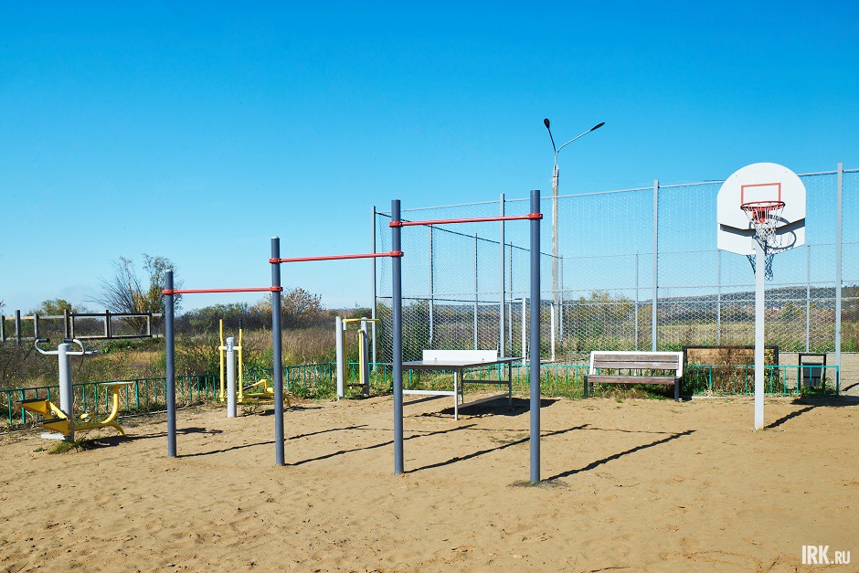 Установили спортивные объекты