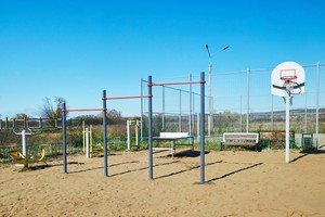 Установили спортивные объекты