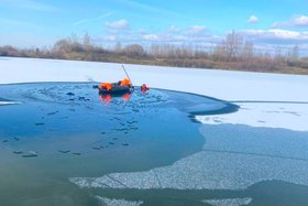 Место трагедии. Фото Пожарно-спасательной службы Иркутской области