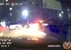 Погоня. Скриншот из видео пресс-службы ГУ МВД России по Иркутской области
