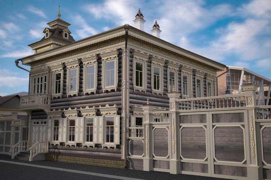 Проект. 3D-визуализация. Вид с улицы Горького