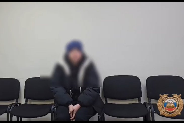 Нарушительница. Скриншот из видео пресс-службы Госавтоинспекции Иркутской области