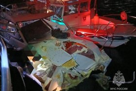 Столкновение. Фото ГУ МЧС России по Иркутской области