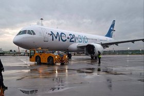 Самолет МС-21. Фото из телеграм-канала корпорации «Яковлев»