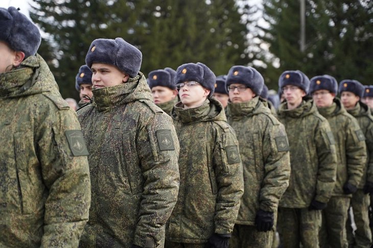Новобранцы. Фото газеты «Областная»