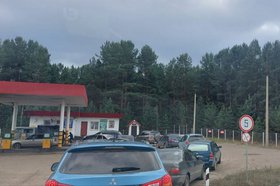 Очередь. Фото представлено очевидцами