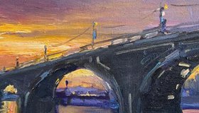 Открытие выставки Дмитрия Старикова «Город розовых закатов»