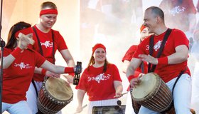 «Громкий концерт» студии этнической перкуссии «Этнобит»