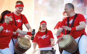 «Громкий концерт» студии этнической перкуссии «Этнобит»