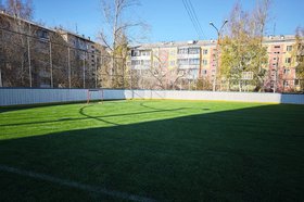 Хоккейный корт. Фото пресс-службы администрации Иркутска Хоккейный корт. Фото пресс-службы администрации Иркутска