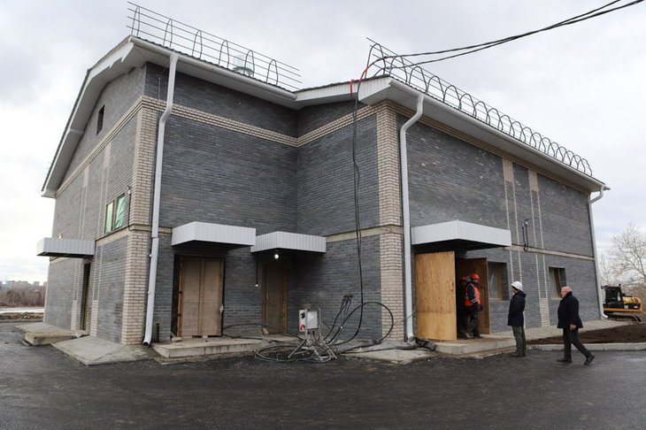 Здание КНС. Фото пресс-службы администрации Иркутска