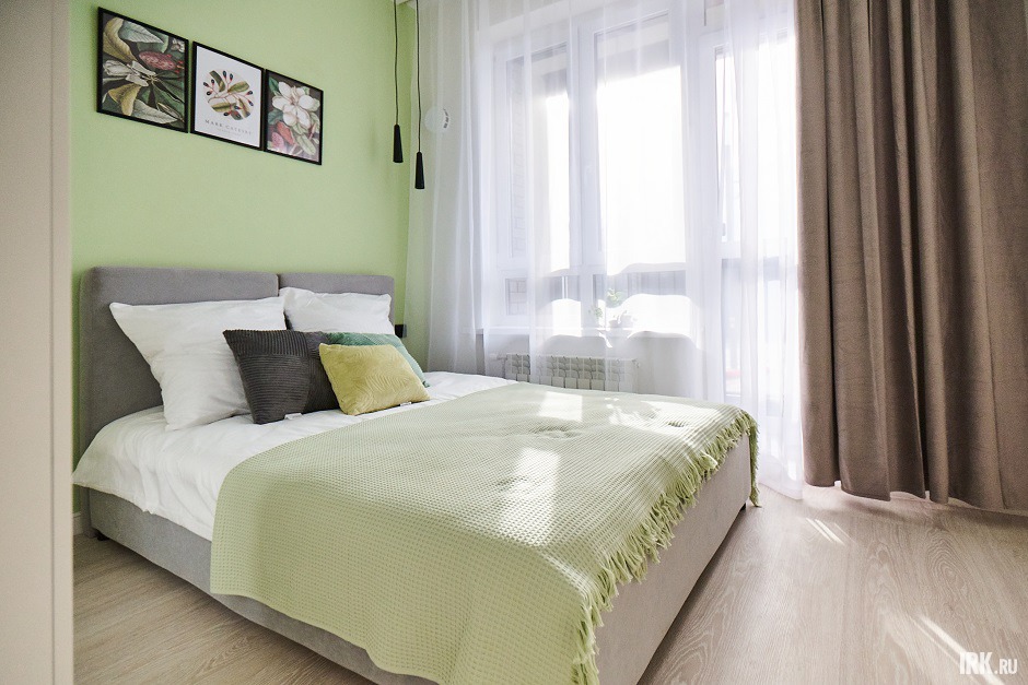 Однокомнатная квартира с ремонтом в светлых тонах