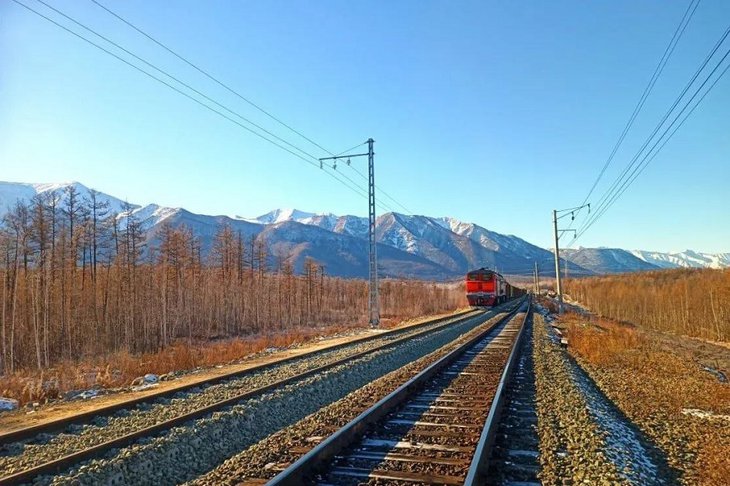 Железная дорога. Фото из телеграм-канала Восточно-Сибирской железной дороги