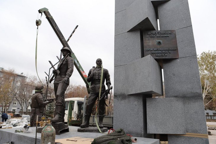 Скульптура.  Фото пресс-службы администрации Иркутска